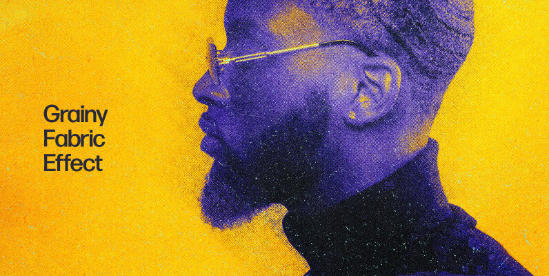 Grainy Fabric Photo Effect