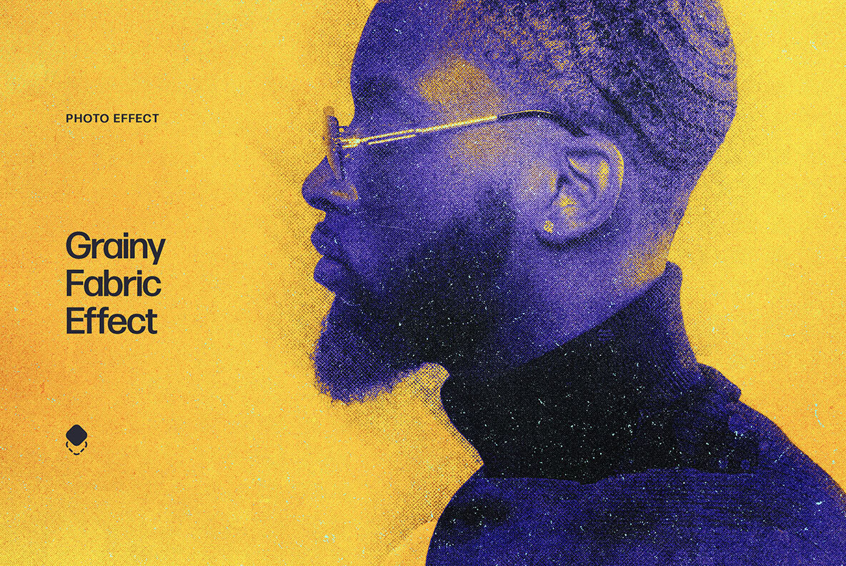 Grainy Fabric Photo Effect 1