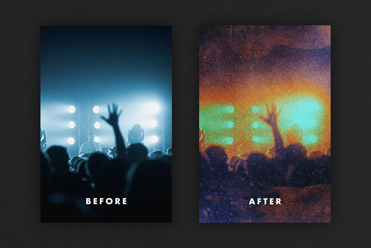 Grainy Fabric Photo Effect 4