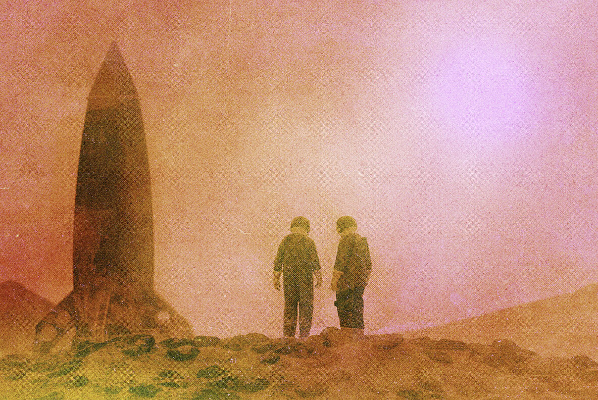 Grainy Fabric Photo Effect 6