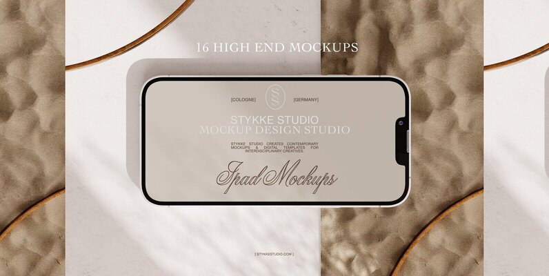 Desert iPhone Mockup