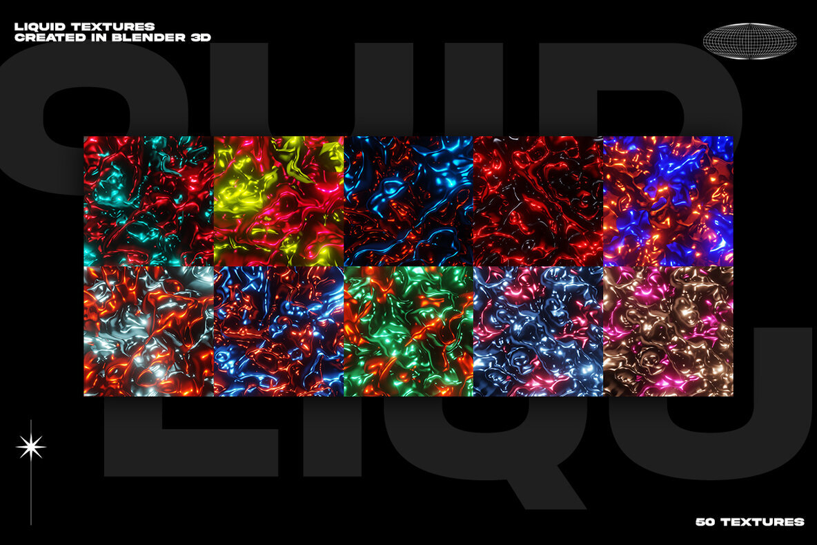 Liquid   Abstract Textures 1