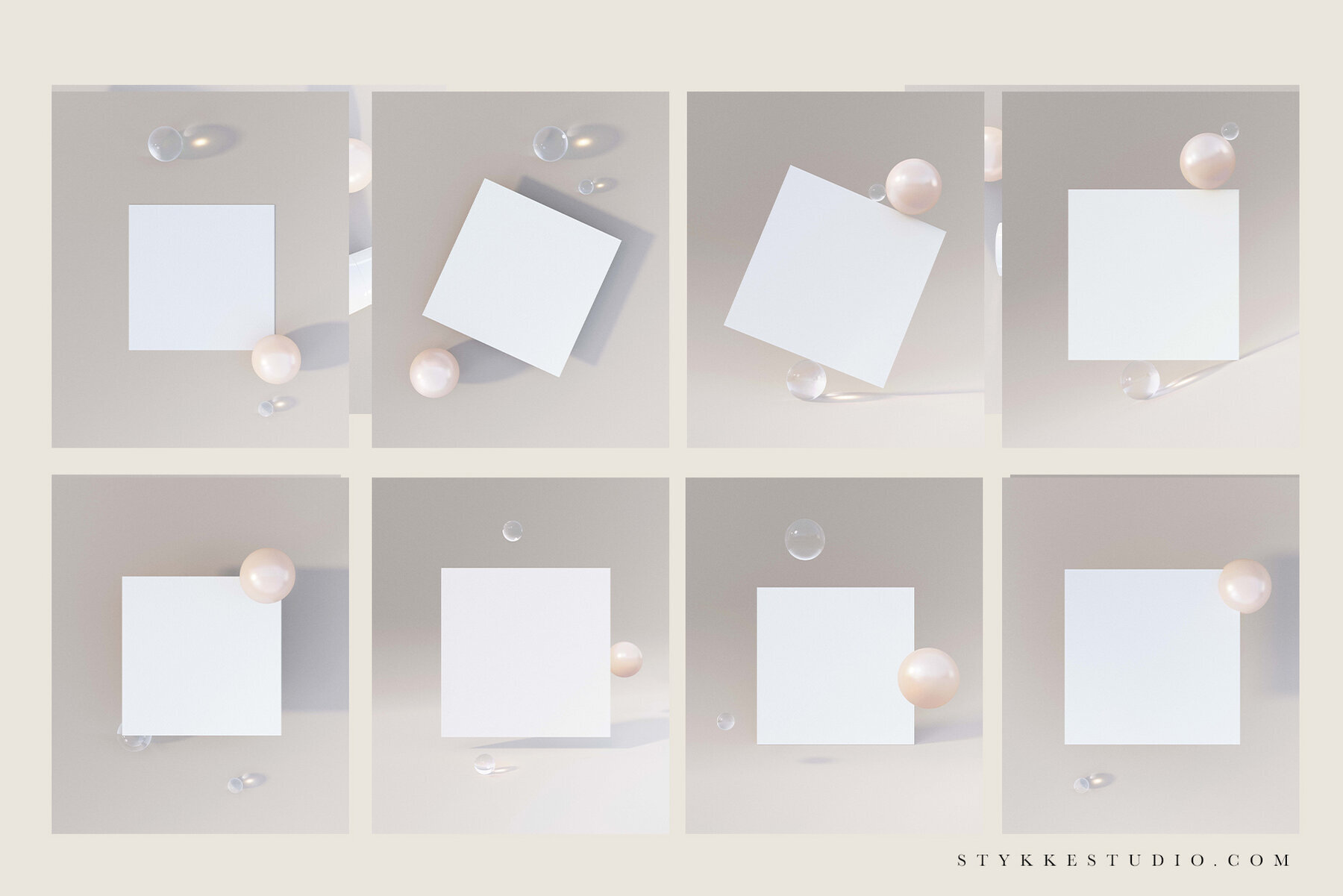 ELO S     Square Business Card Mockup 2