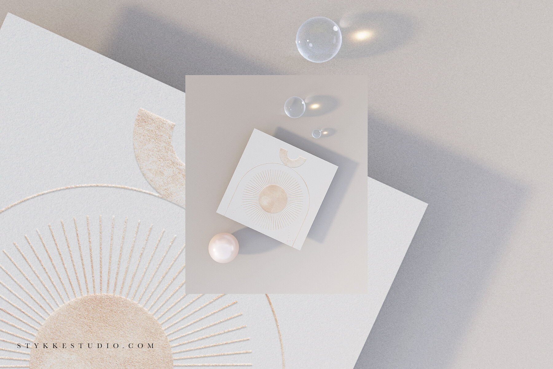 ELO S     Square Business Card Mockup 5