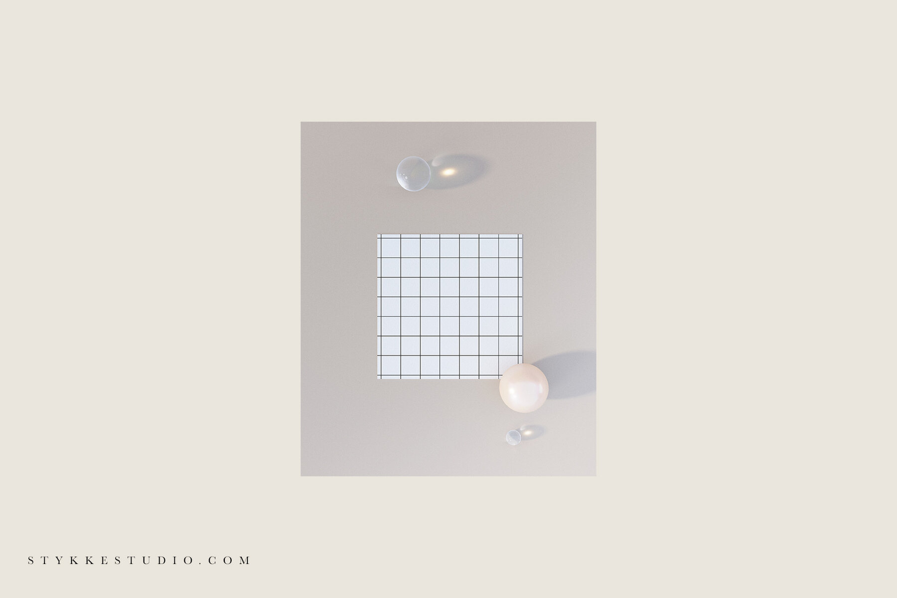 ELO S     Square Business Card Mockup 7