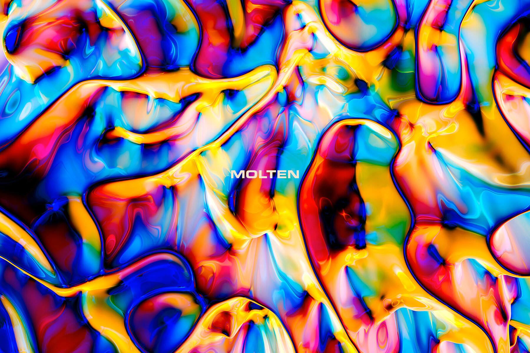 Molten     Fluid Metallic Textures 6