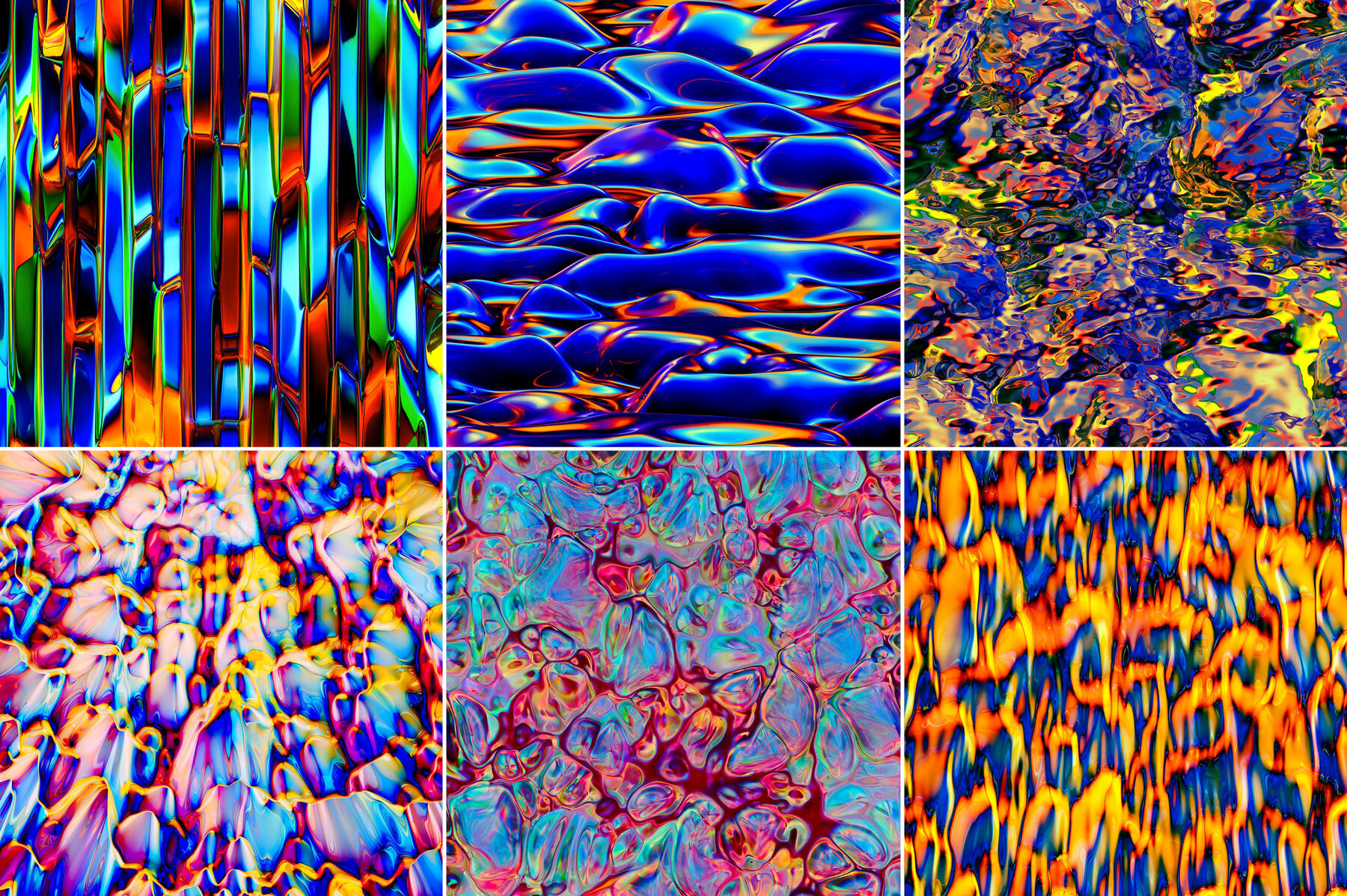 Molten     Fluid Metallic Textures 10