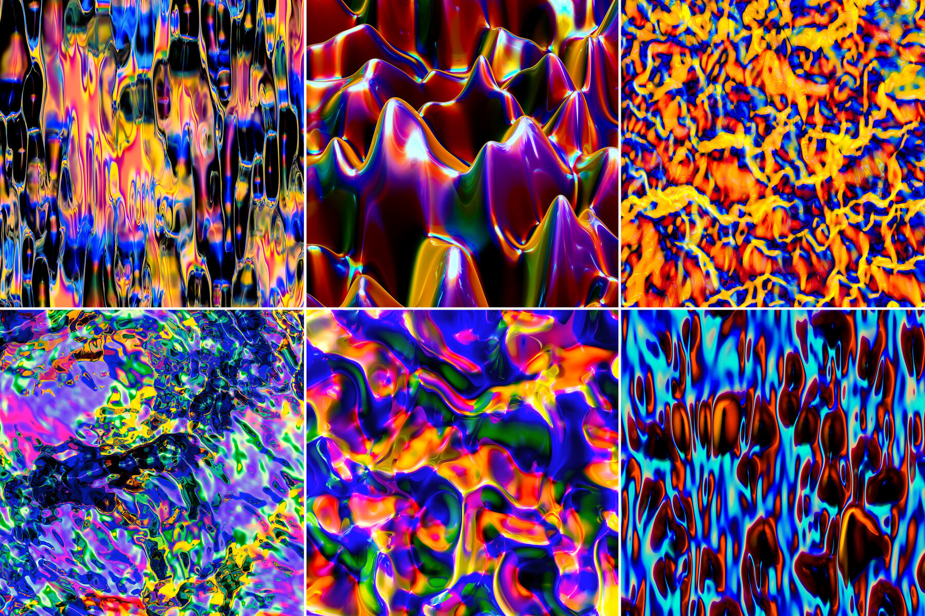 Molten     Fluid Metallic Textures 11