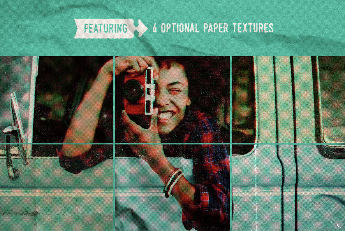 Time worn Print Effect 6