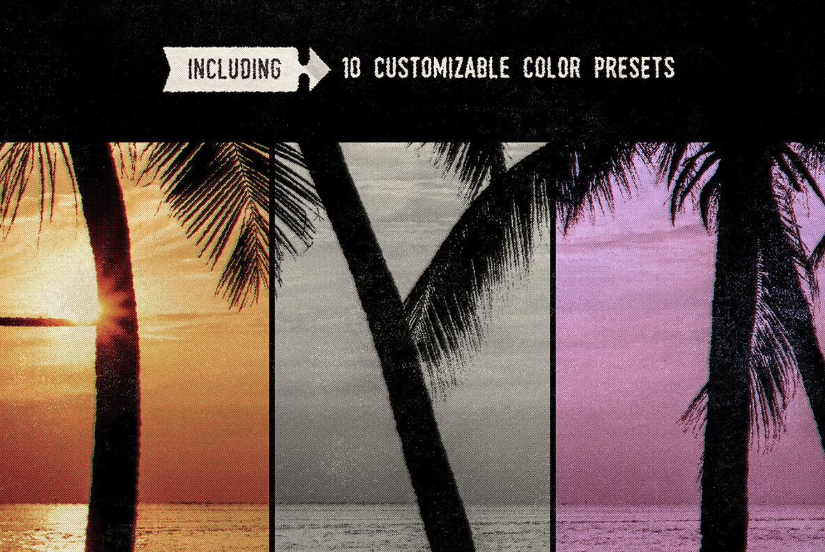 Time worn Print Effect 7