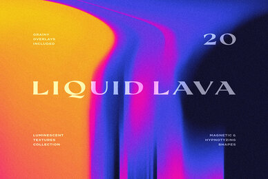 Liquid Lava Luminescent Textures
