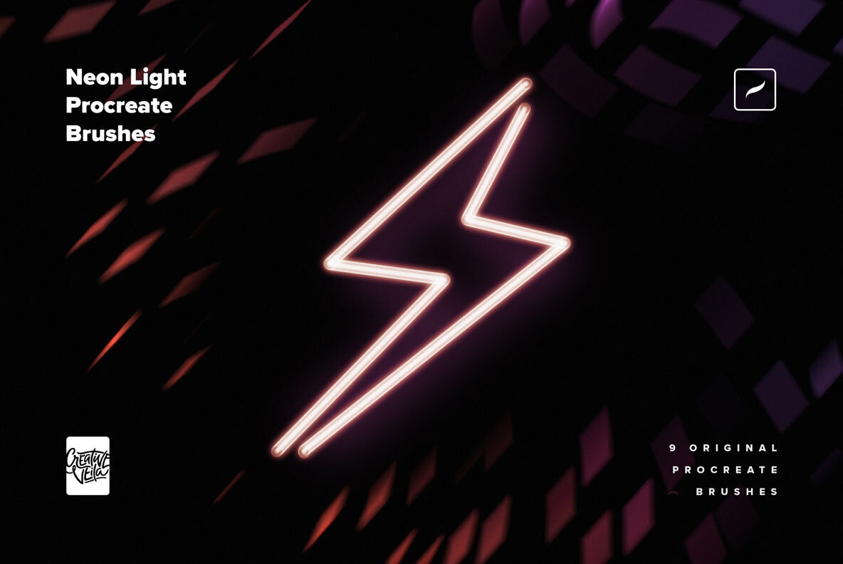 Neon Light Procreate Brushes 2