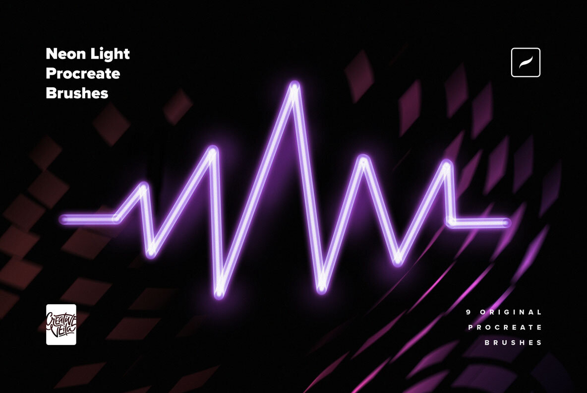 Neon Light Procreate Brushes 7