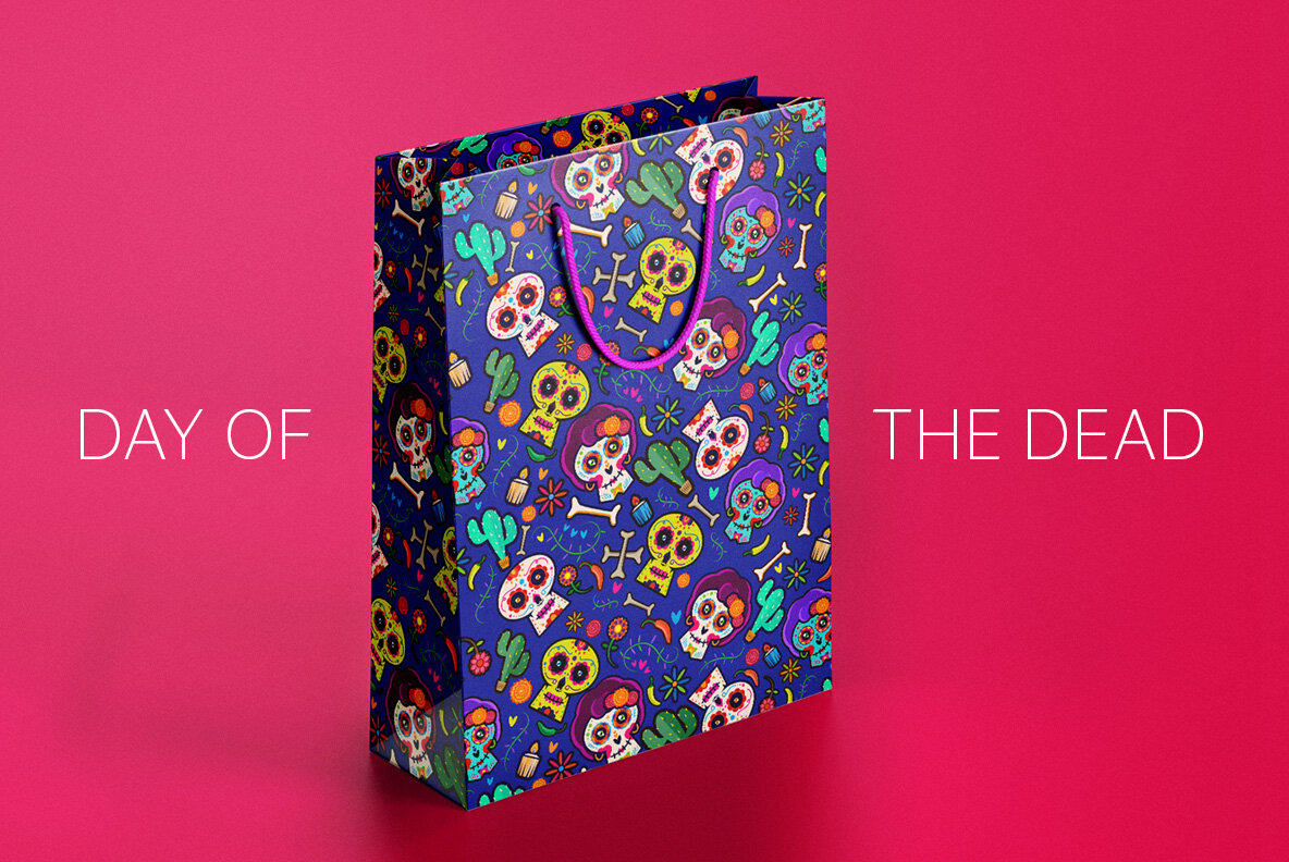 Day of The Dead Pattern Illustrations 8