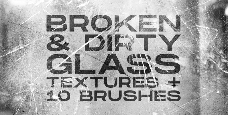 Broken and Dirty Glass Textures