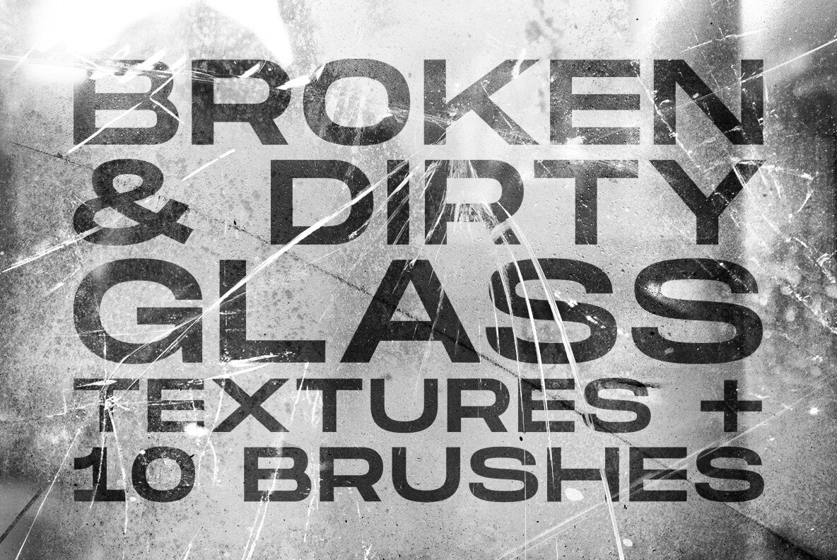 Broken and Dirty Glass Textures 1