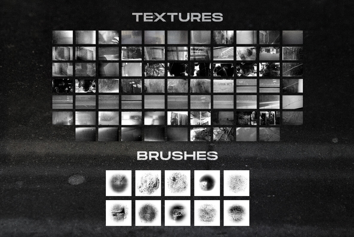 Broken and Dirty Glass Textures 4