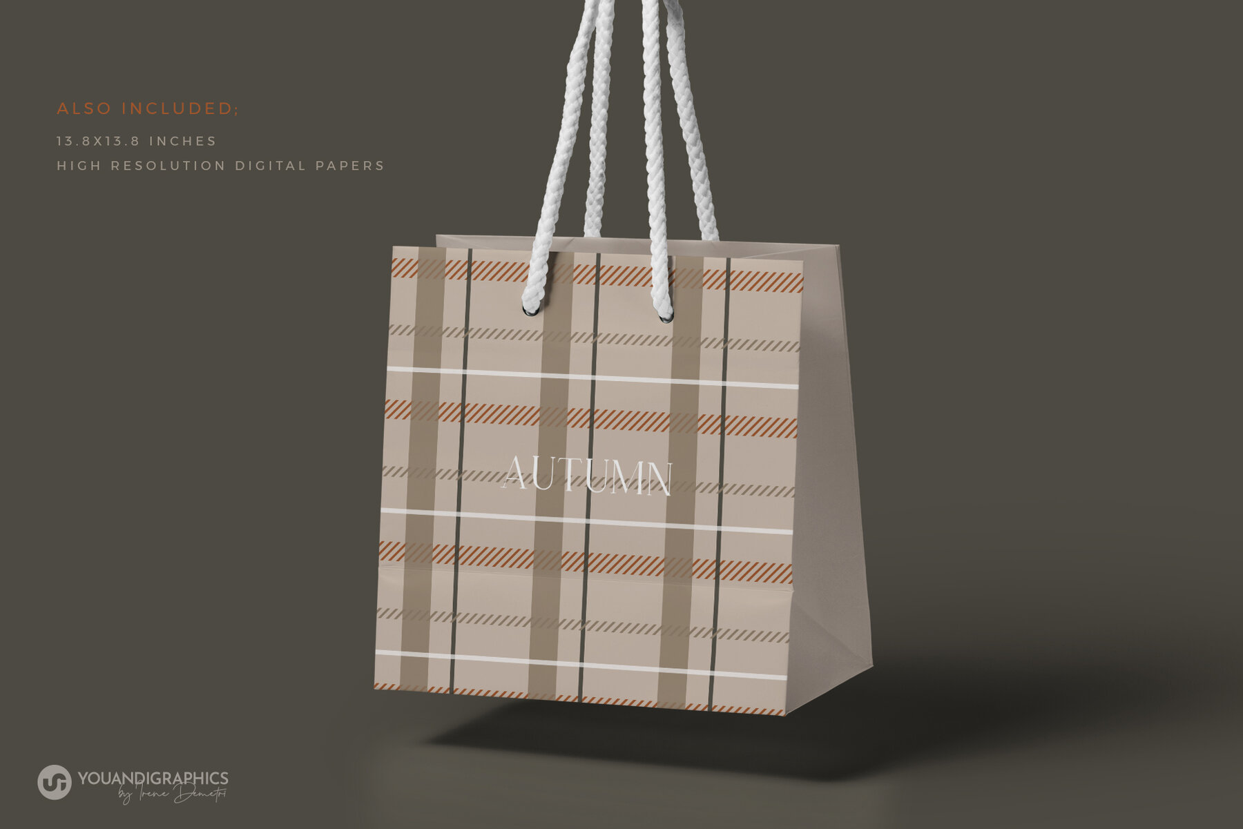 Autumn Plaid Seamless Patterns 7