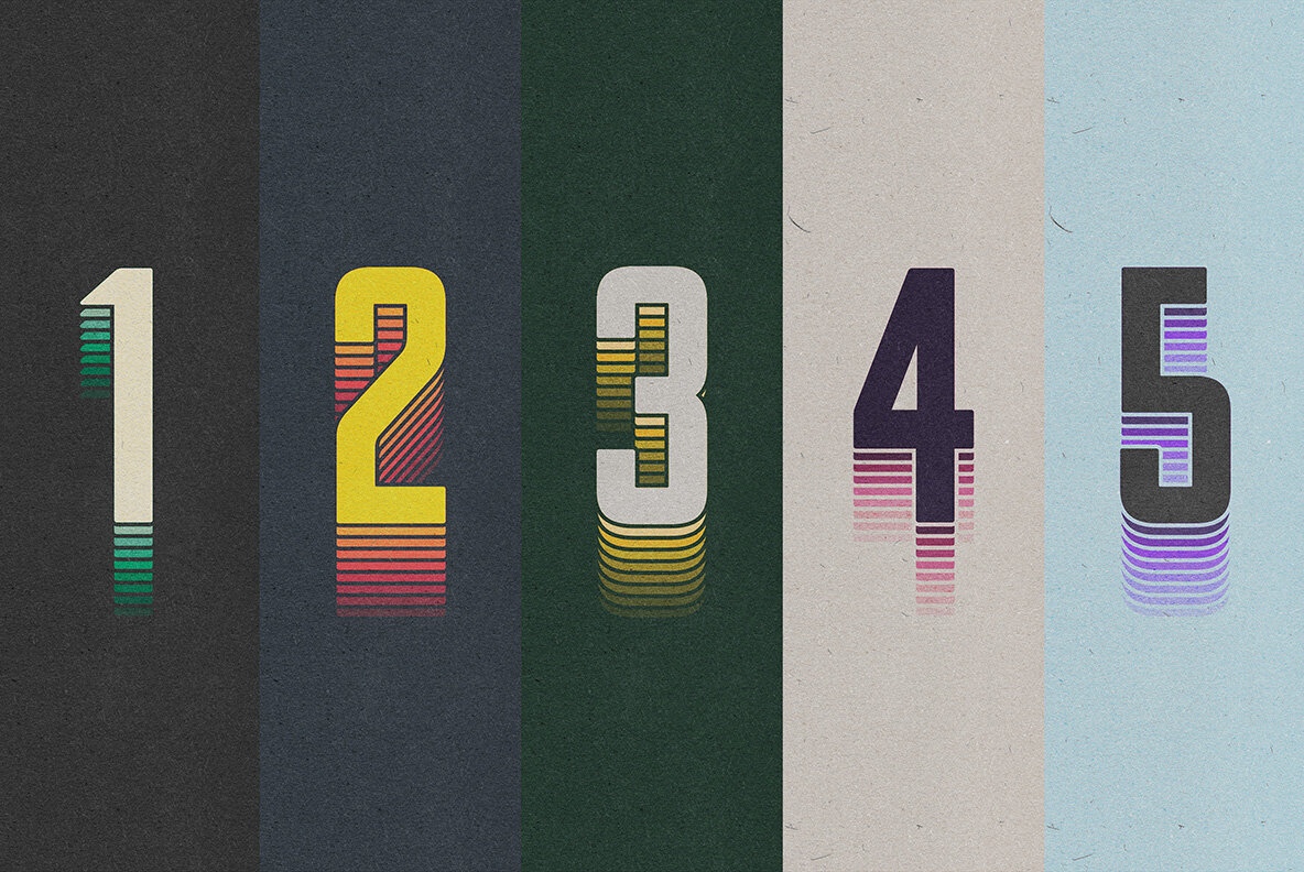 Layered Text Effect 3