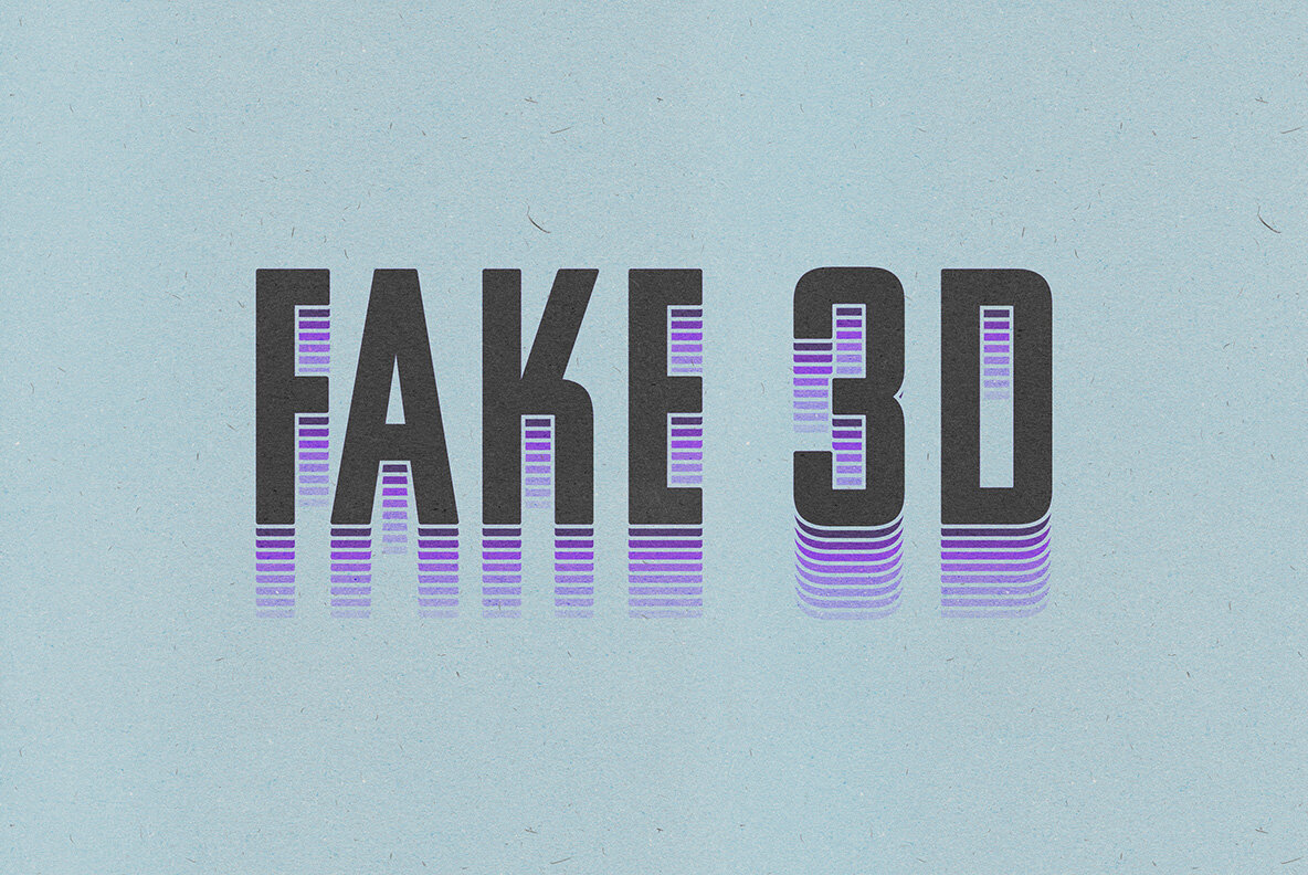 Layered Text Effect 4