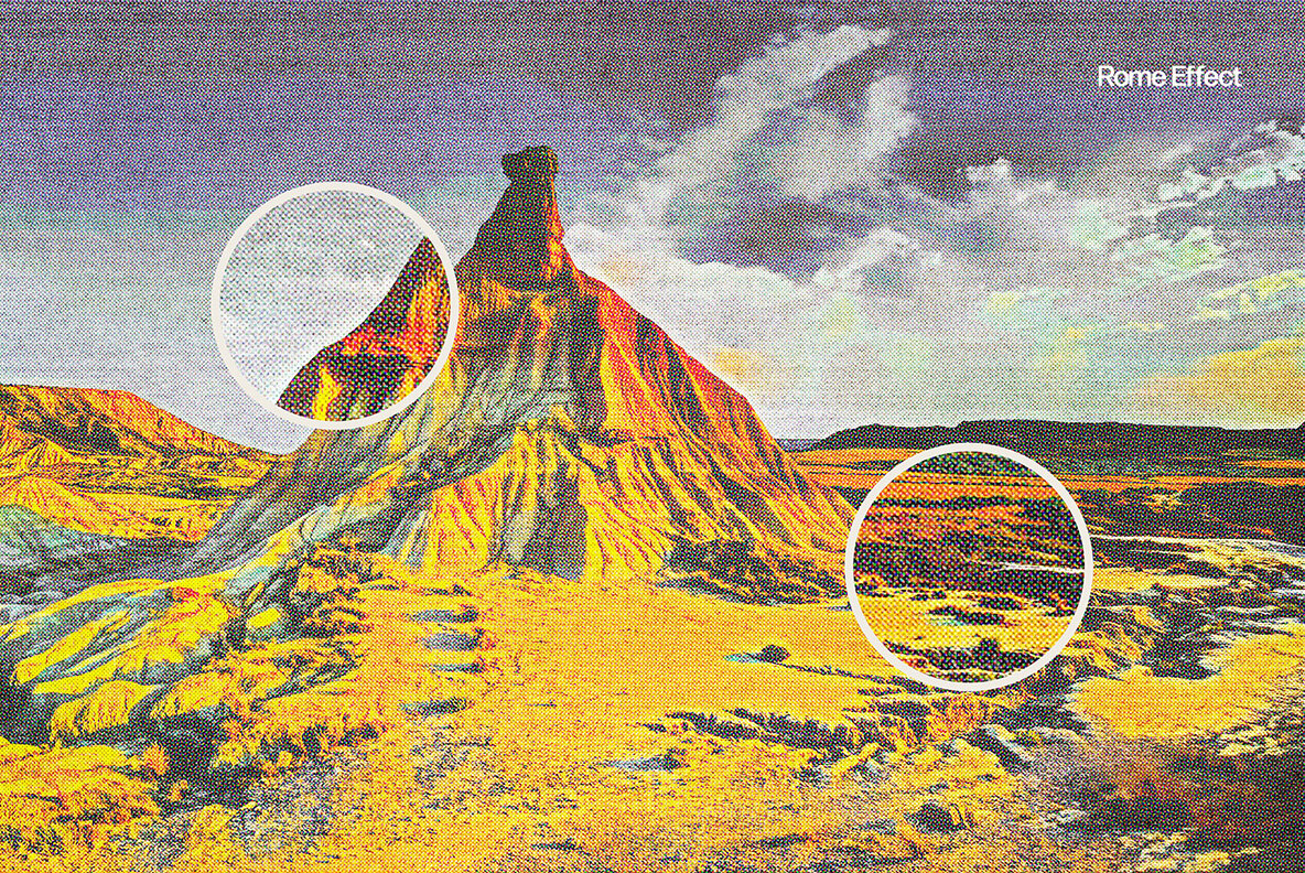 Vintage Postcard Photo Effect 7