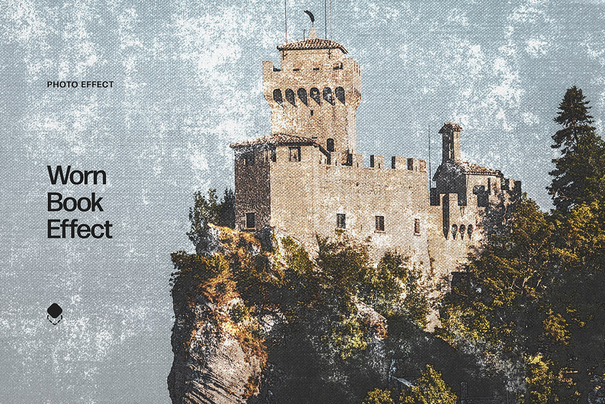 Worn Book Photo Effect 1