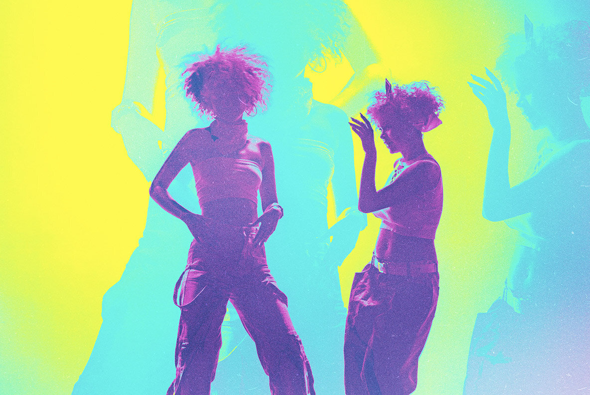 Neon Negative Photo Effect 2