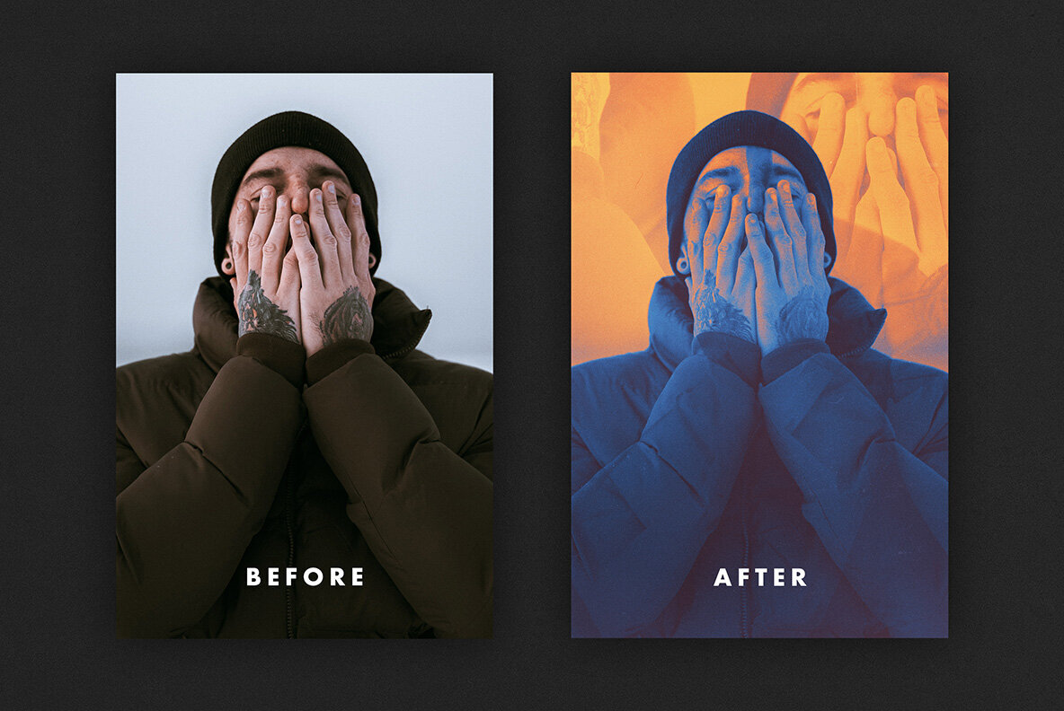 Neon Negative Photo Effect 3