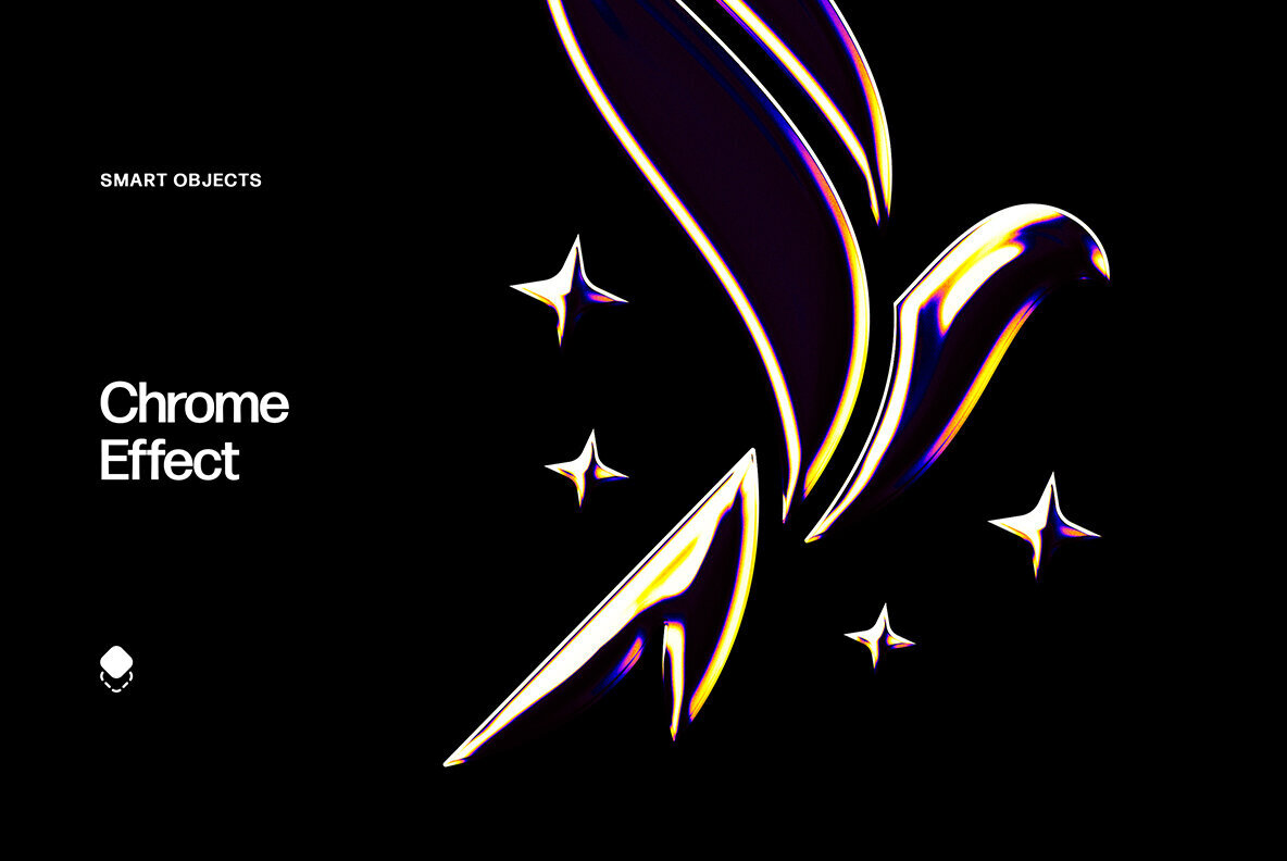 Iridescent Chrome Text Effect 1