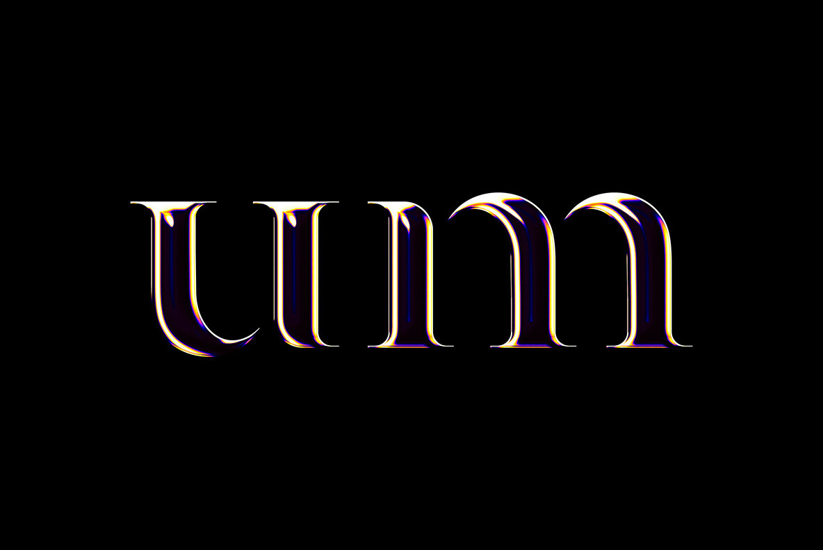 Iridescent Chrome Text Effect 6