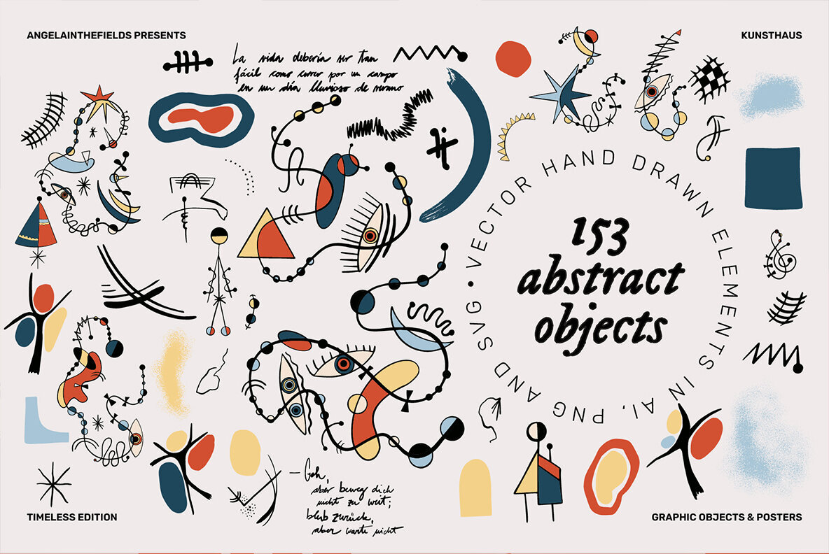 Retro Expressionism Objects 3