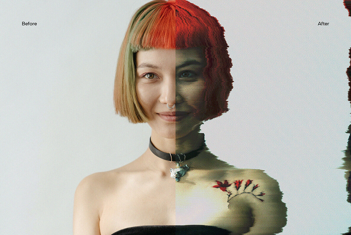 Broken Screen Glitch Effect 3