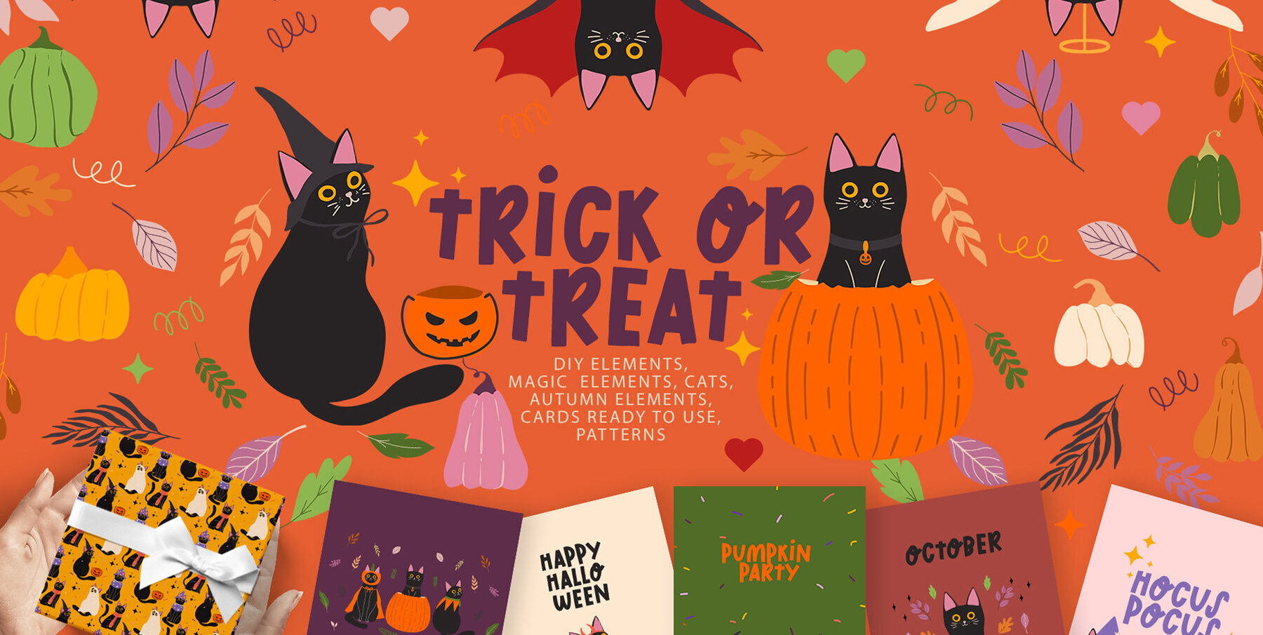 Trick or Treat Art Set 1