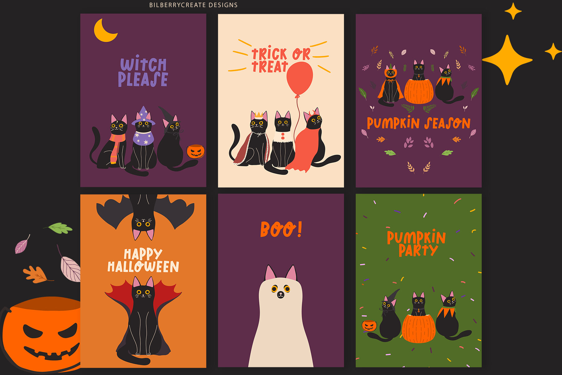 Trick or Treat Art Set 4
