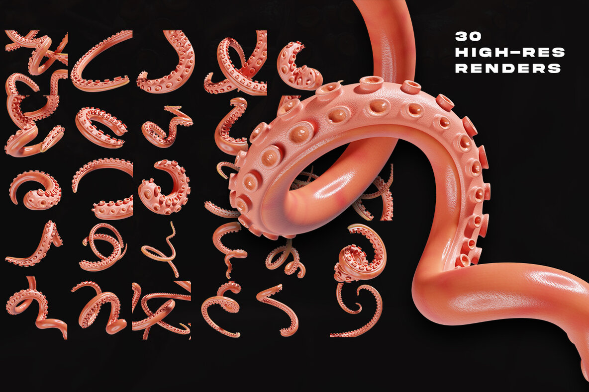 Octopus Renders 6