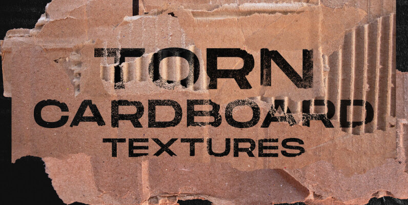 Torn Cardboard Textures