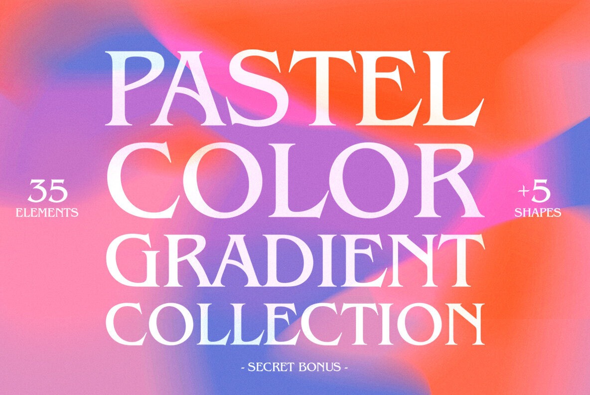 Pastel Color Gradient Collection 1