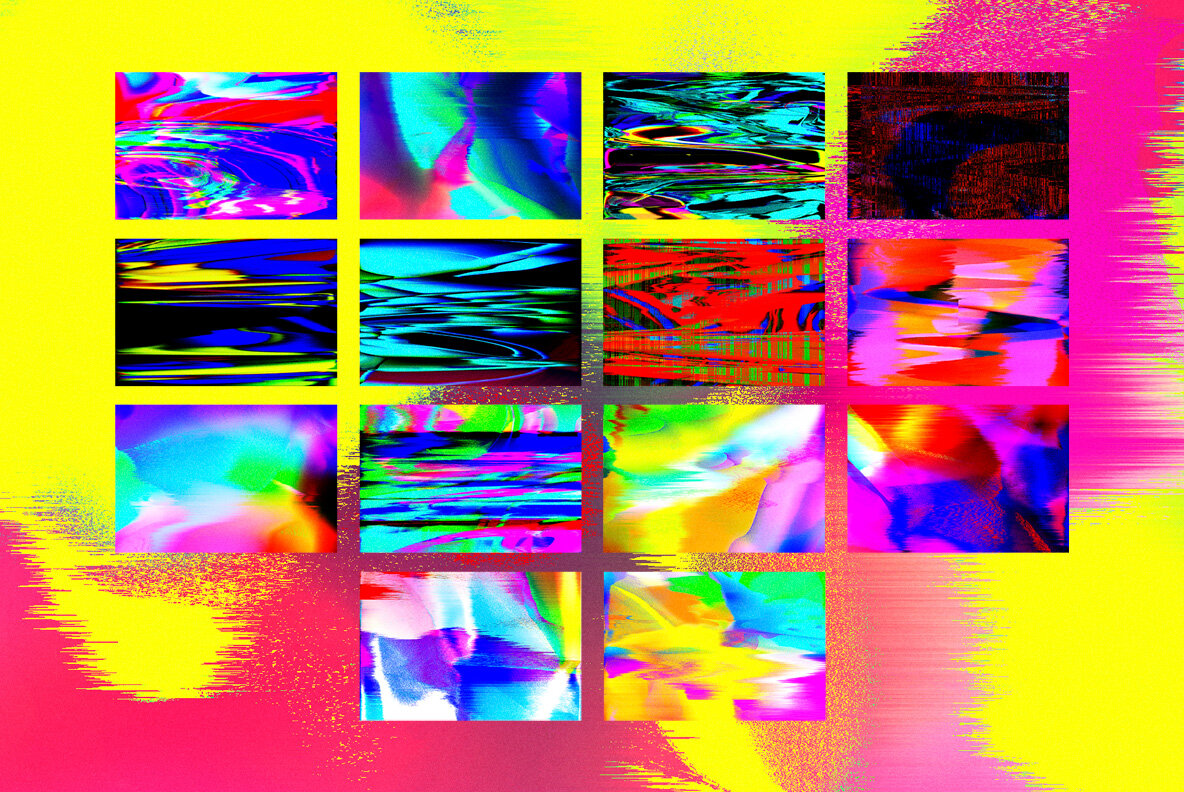 Abstract Glitch Textures 4