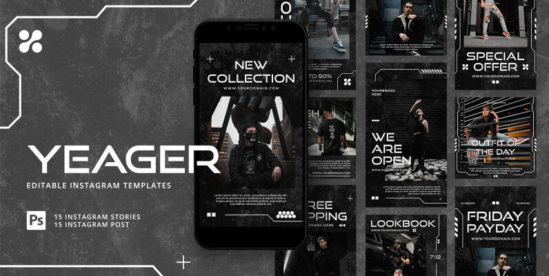 Yeager   Instagram Templates