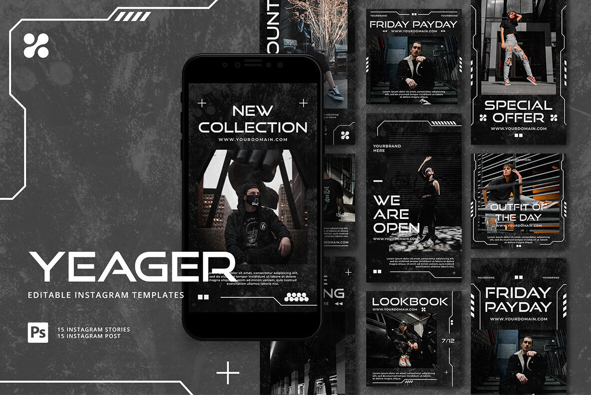 Yeager   Instagram Templates 1