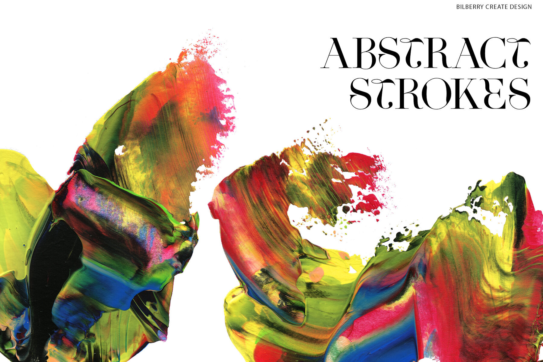 Trendy Mess Abstract Strokes 3