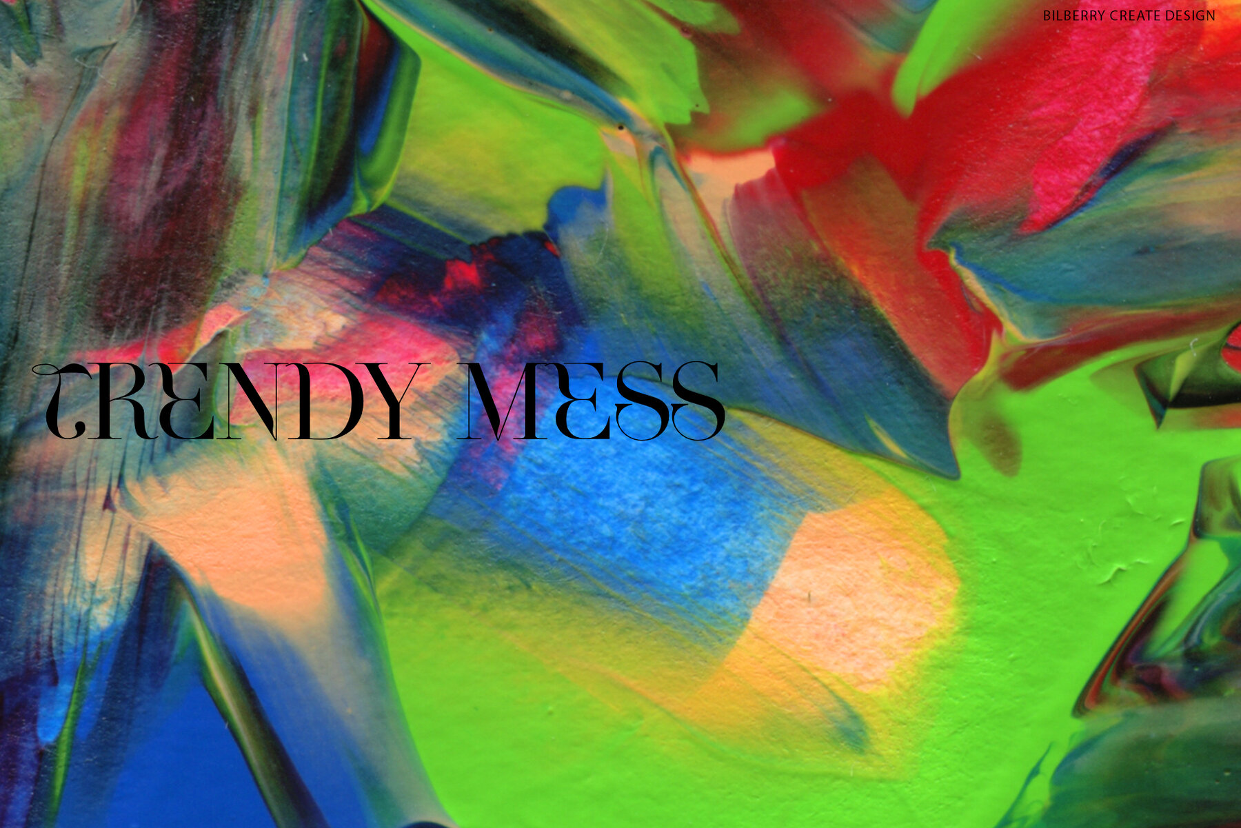 Trendy Mess Abstract Strokes 5