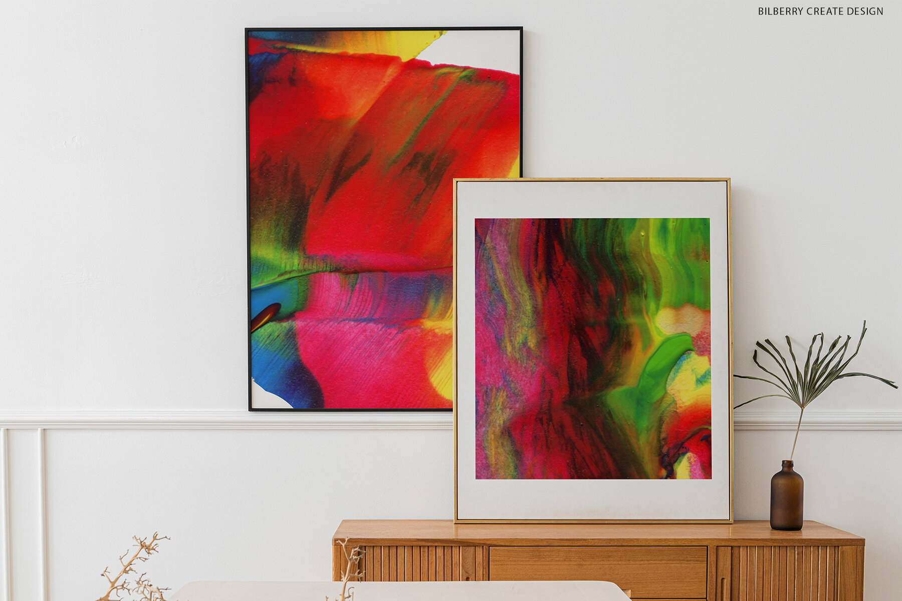 Trendy Mess Abstract Strokes 7