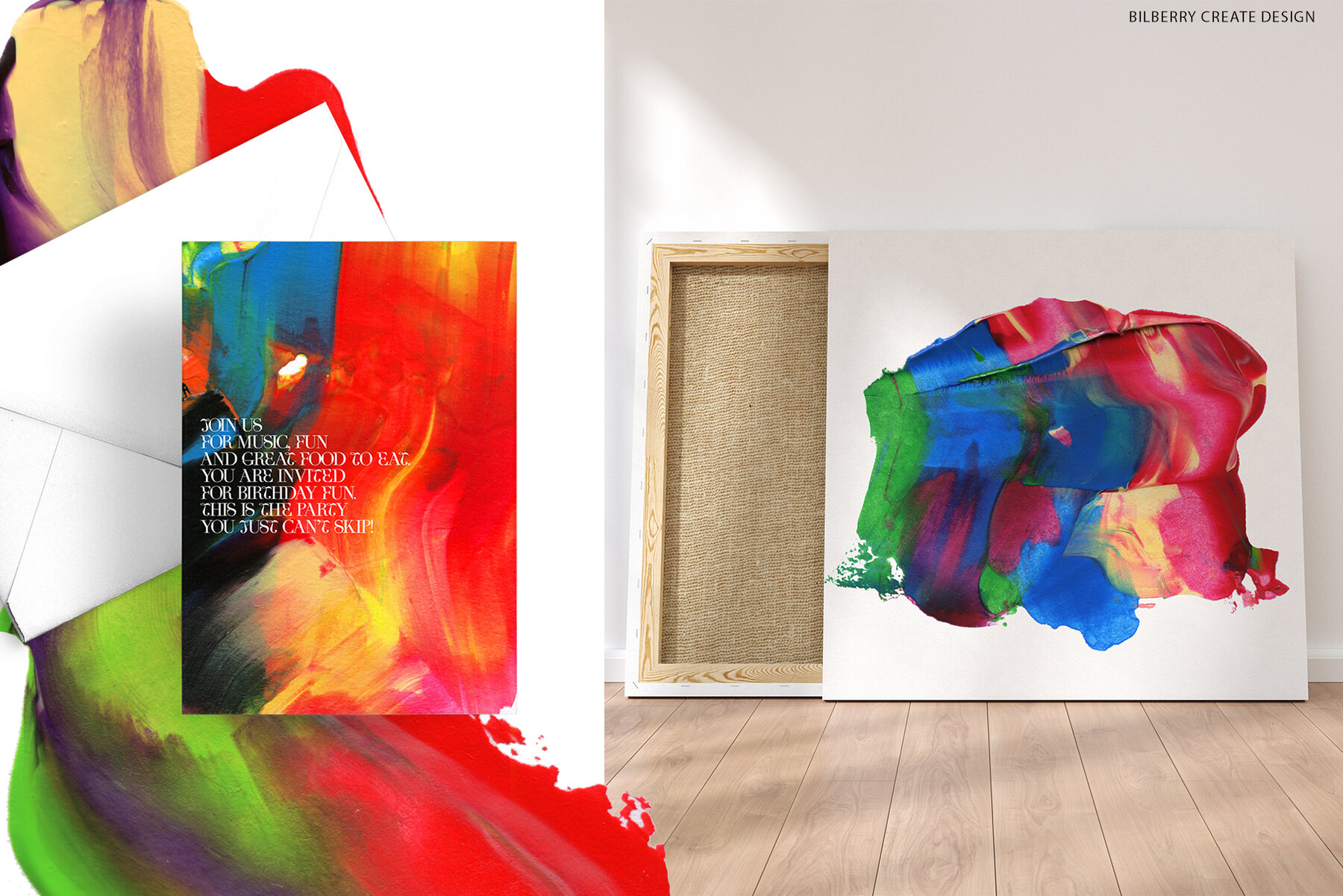 Trendy Mess Abstract Strokes 9