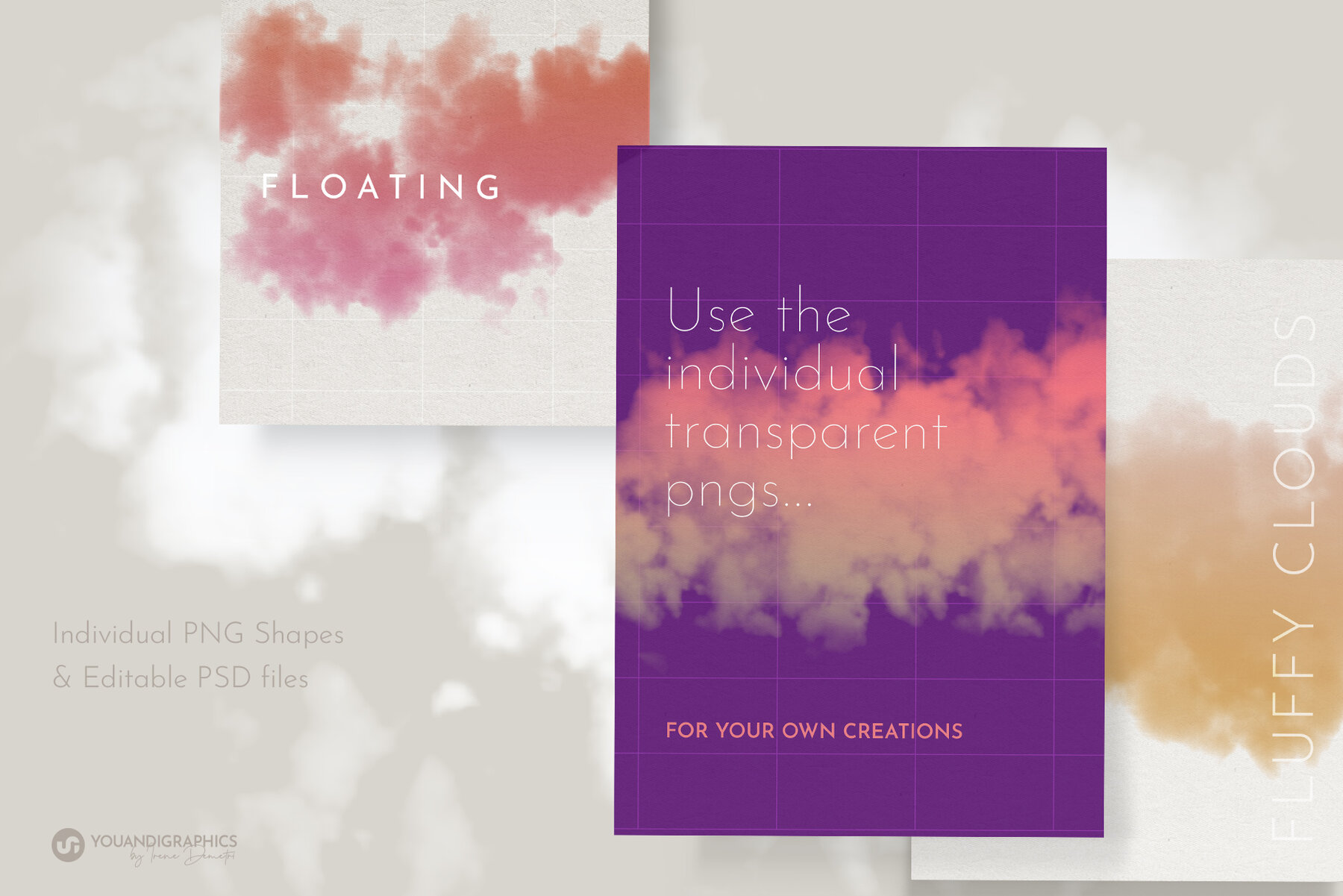 Floating Colorful Clouds 7