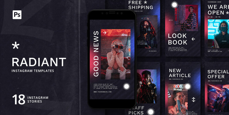 Radiant   Instagram Template