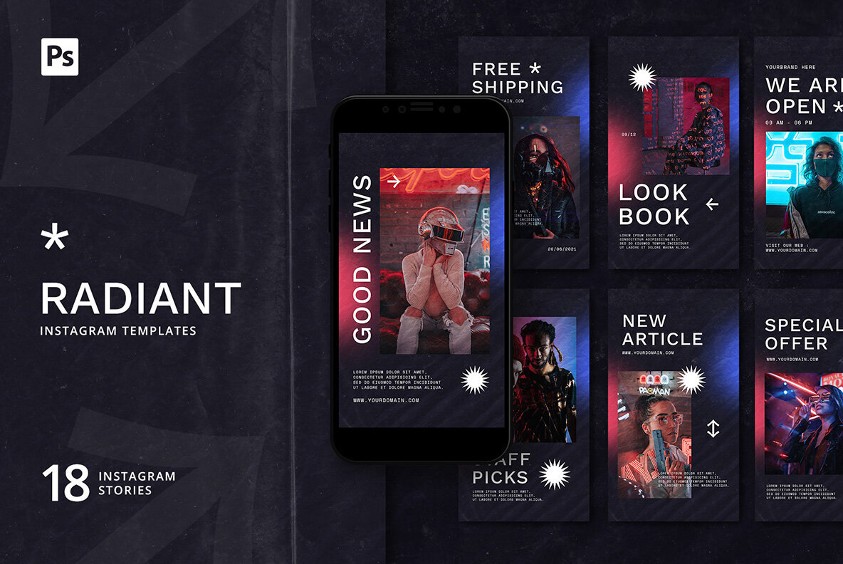 Radiant   Instagram Template 1