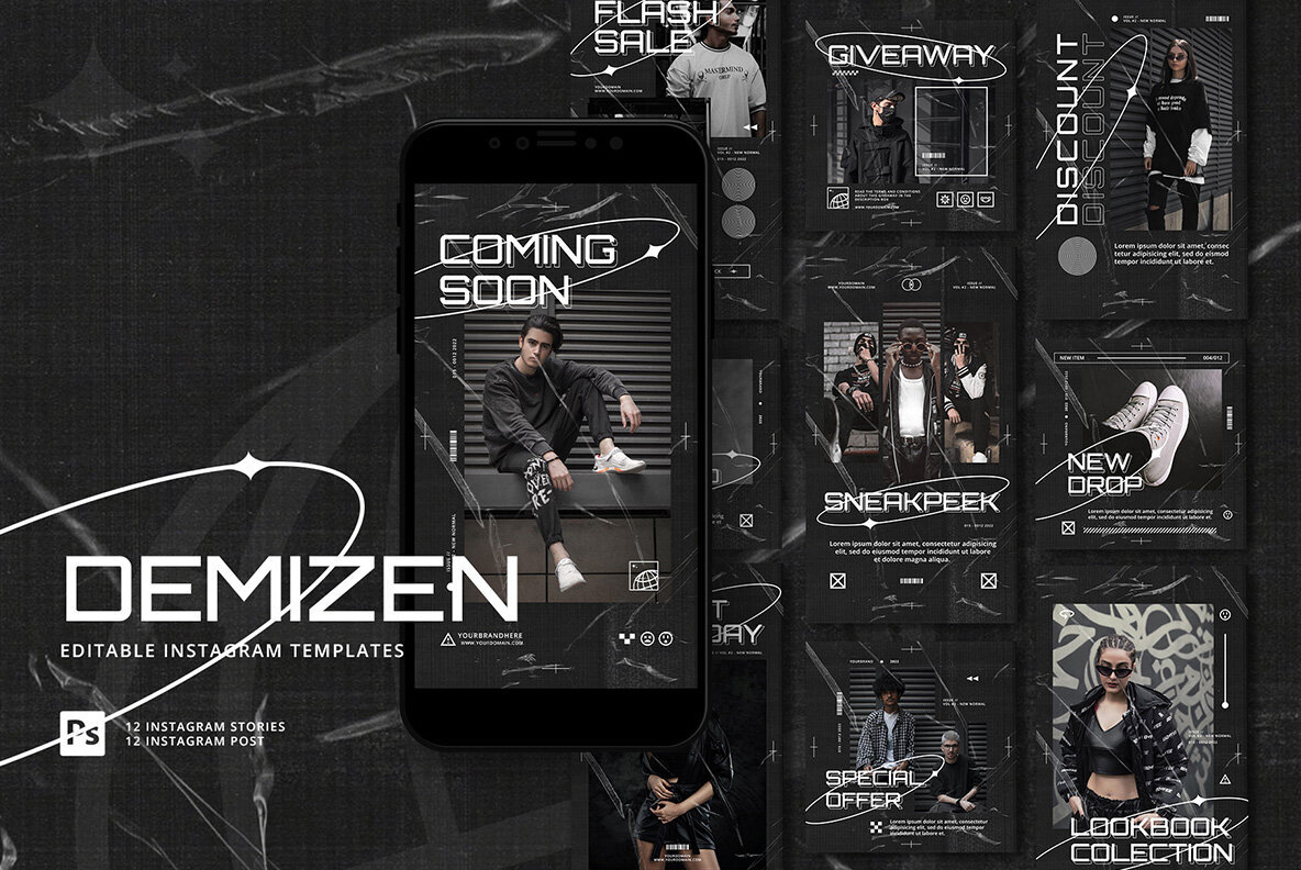 Demizen   Instagram Template 1