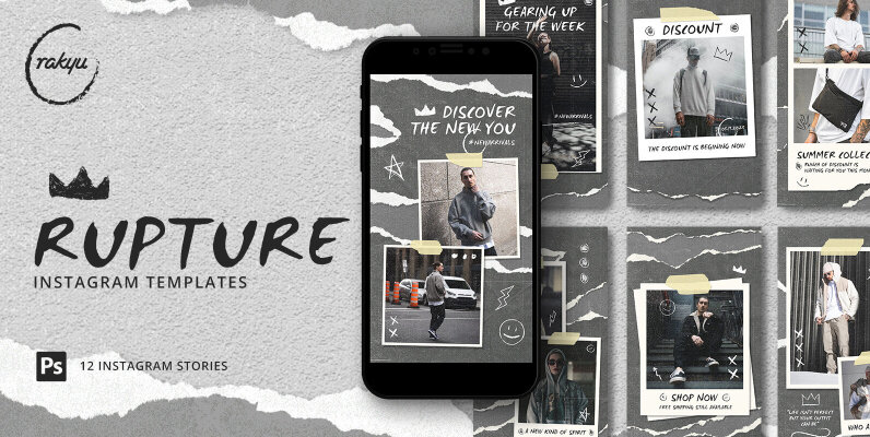 Rupture   Instagram Template