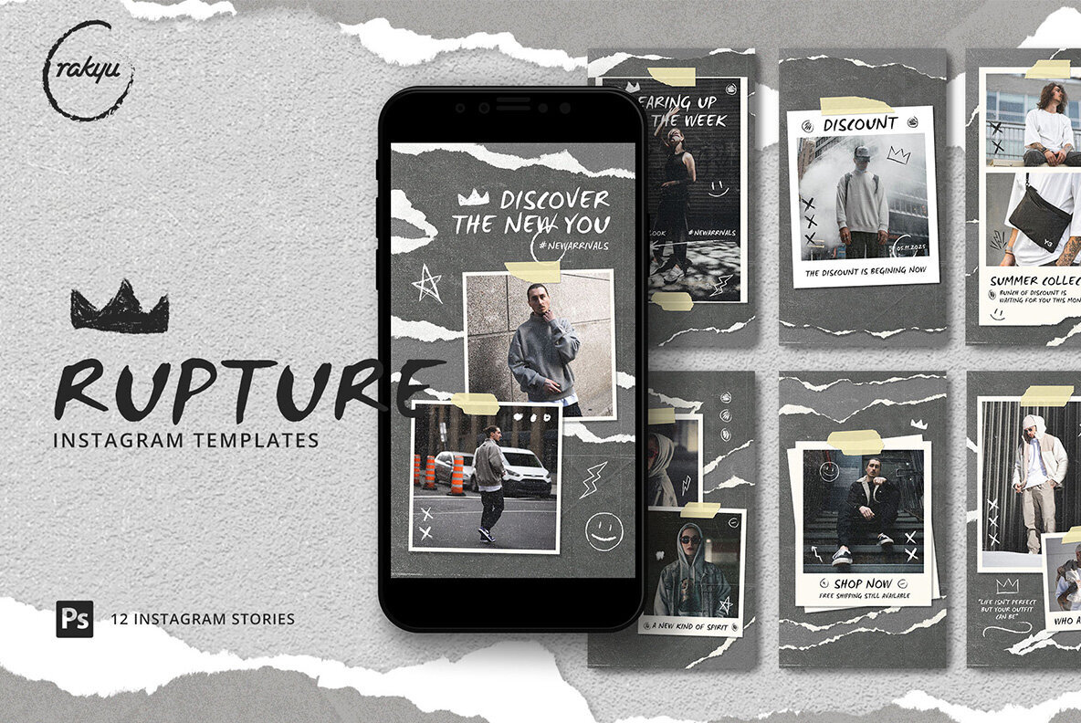 Rupture   Instagram Template 1